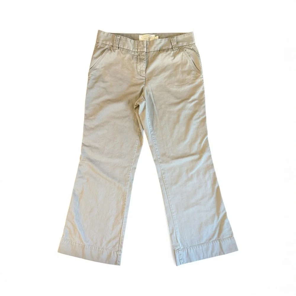 J Crew Wide Leg Classic Twill Chino
